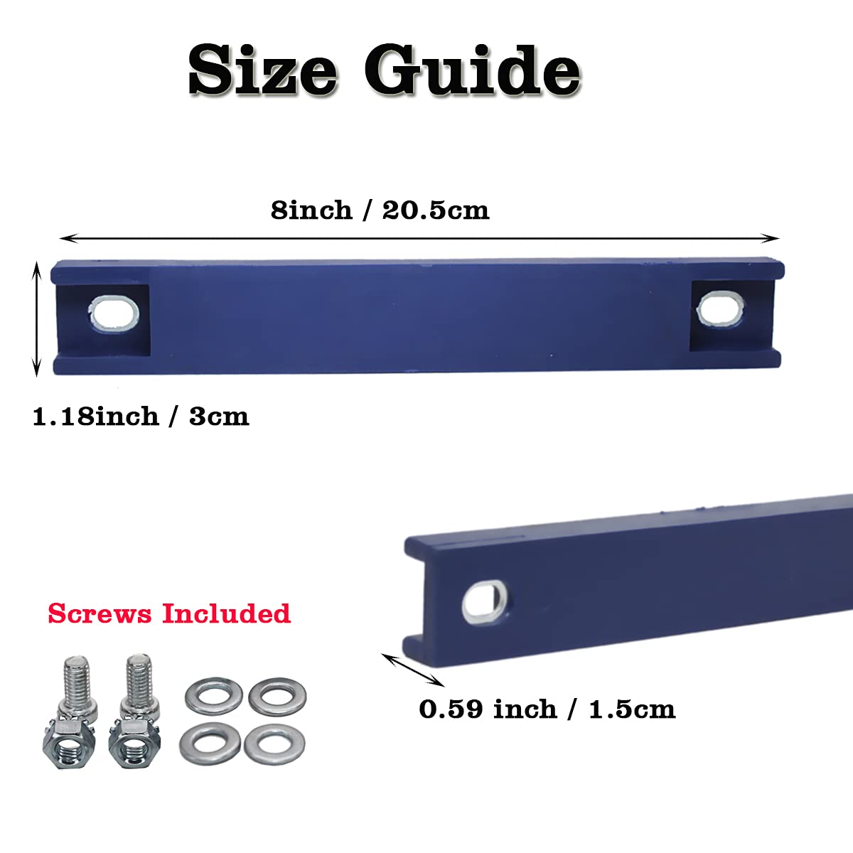 WFPOWER front or rear license plate mount for quick installation.