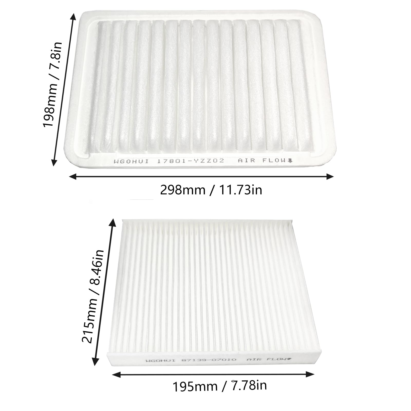 WGOHUI cabin air filter for Camry and Venza ensuring interior air quality