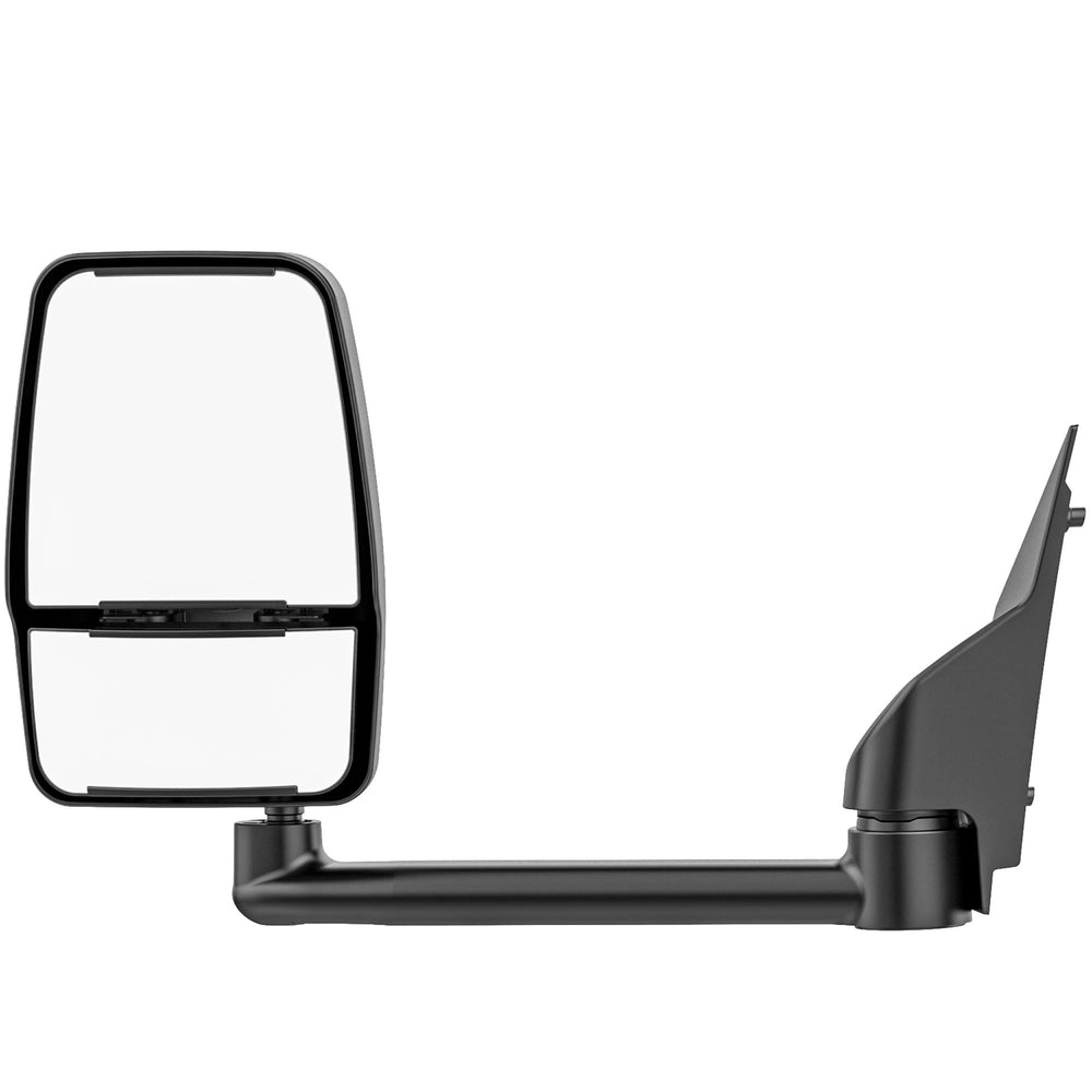 Whalemotor driver-side tow mirror exterior view enhances rear visibility.