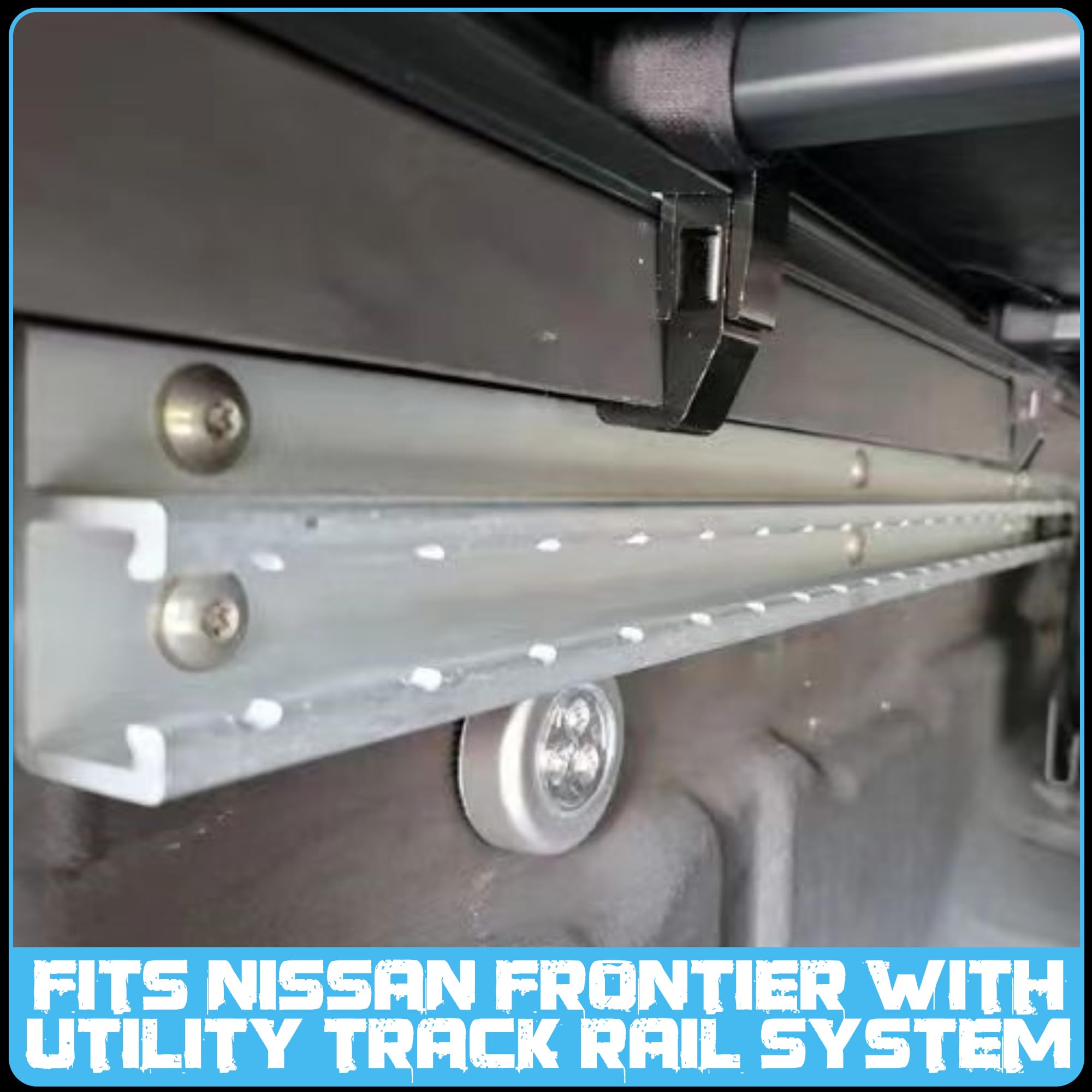 WHALEMOTOR Frontier tonneau weather strip provides reliable rain protection.