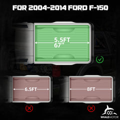WHALEMOTOR tri-fold design with reinforced latches for secure cargo and theft deterrence