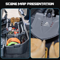 WHALEMOTOR hidden compartment provides organized space for small items
