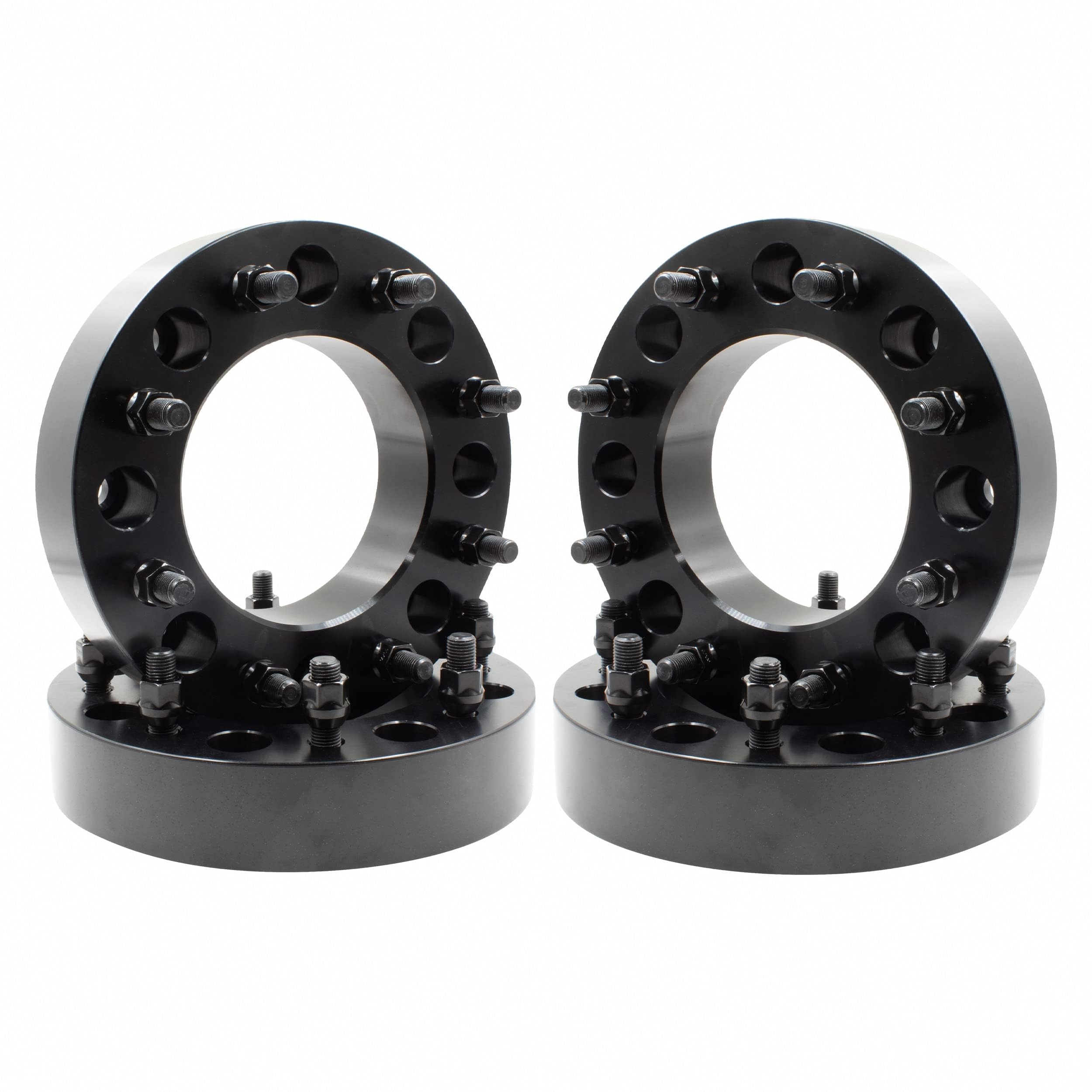 Wheel Accessories Parts 4 pack spacers for 8x200mm pattern, 2 inch thick.