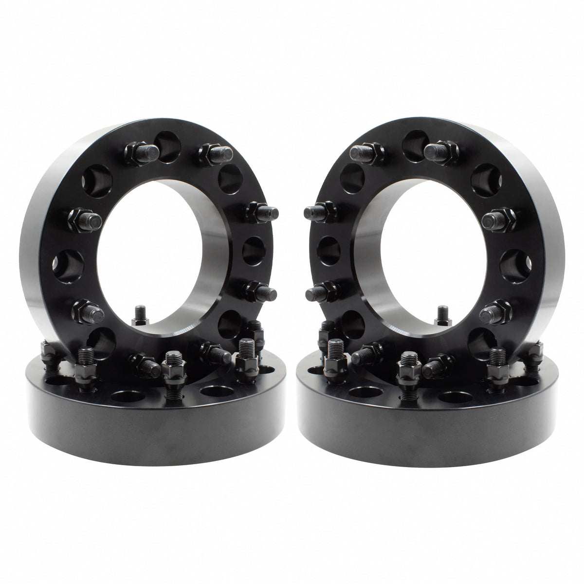 Wheel Accessories Parts 4 pack spacers for 8x200mm pattern, 2 inch thick.