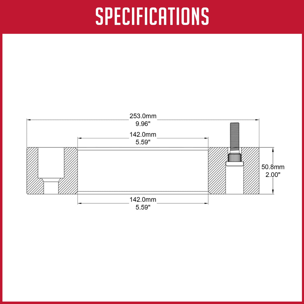 Wheel Accessories Parts dual rear wheel setup spacers for stability.