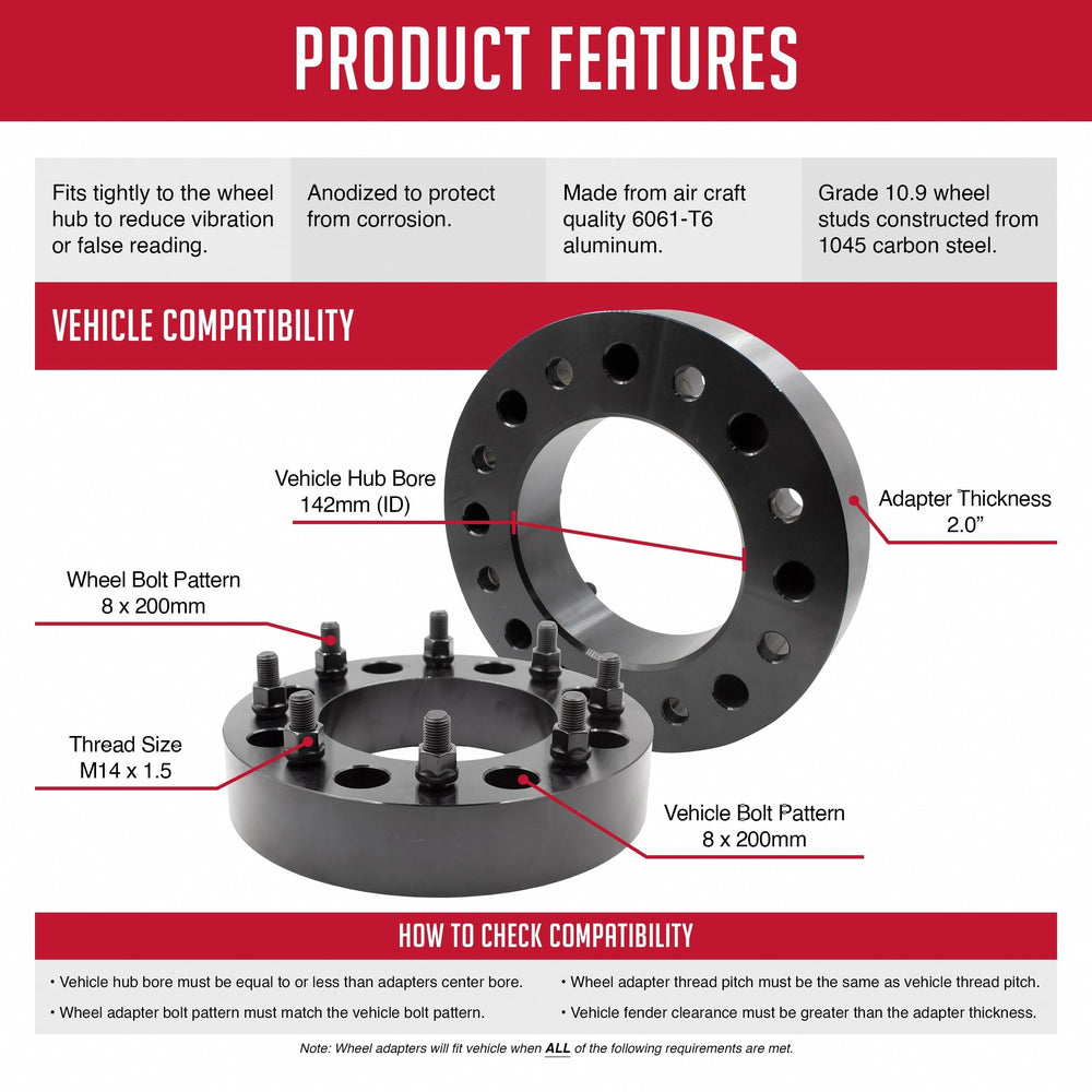 Wheel Accessories Parts forged 6061 T6 aluminum spacers with black coating.