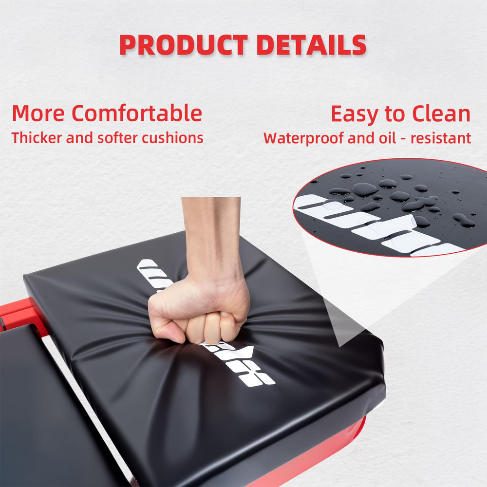 WheelX Mechanic Creeper water and oil resistant for dirty jobs.