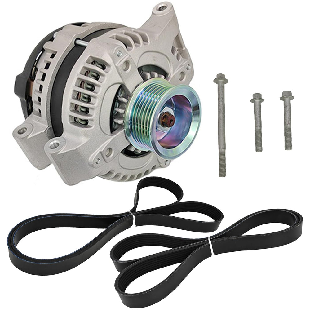 Wheelzen alternator replacement assembly front view for Honda Accord with reliable charging potential.