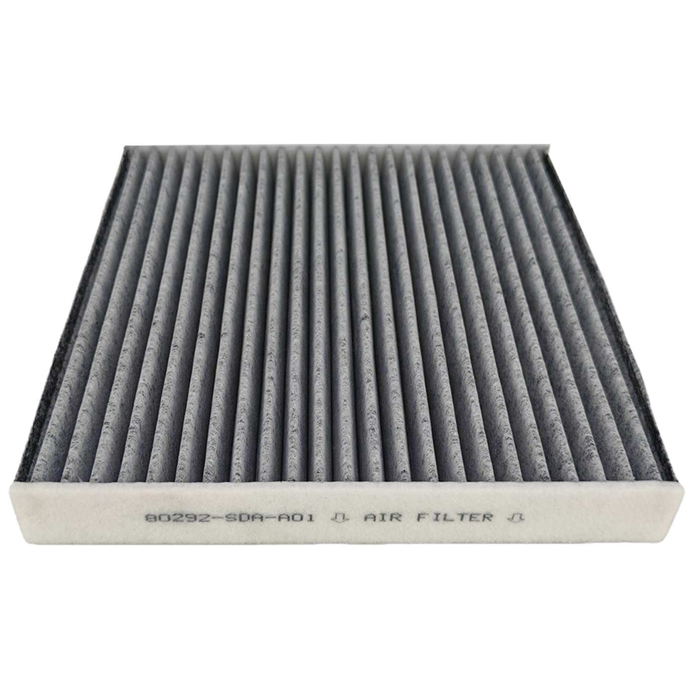 Wheelzen cabin filter activated carbon layer visible in the close-up