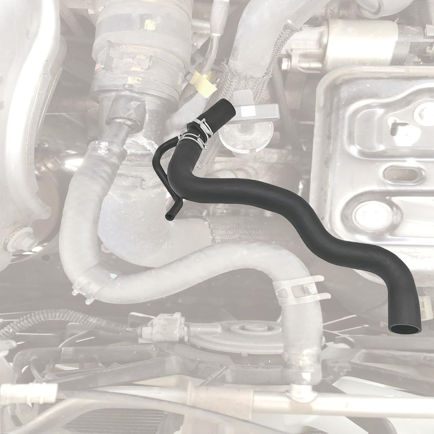 Wheelzen upper hose close-up on connector area