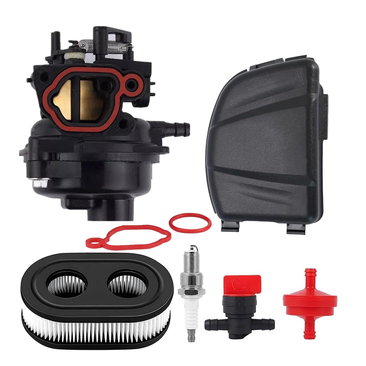 WHFZN carburetor kit for Briggs 550EX improves engine start and throttle response