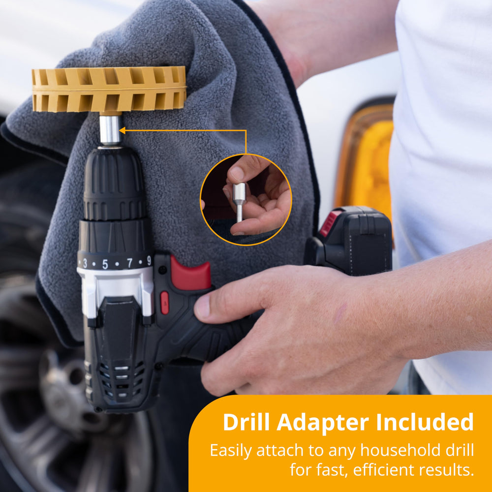 Whizzy Wheel versatile use for boats and trailers with fast adhesive removal.