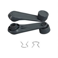 Whkdscvmu window crank handle grey front view showing durable construction for Toyota interiors