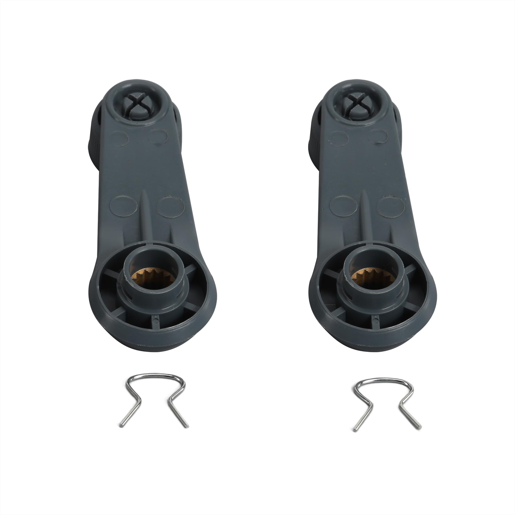 Whkdscvmu grey window crank handle side view highlighting precise fit for multiple Toyota models