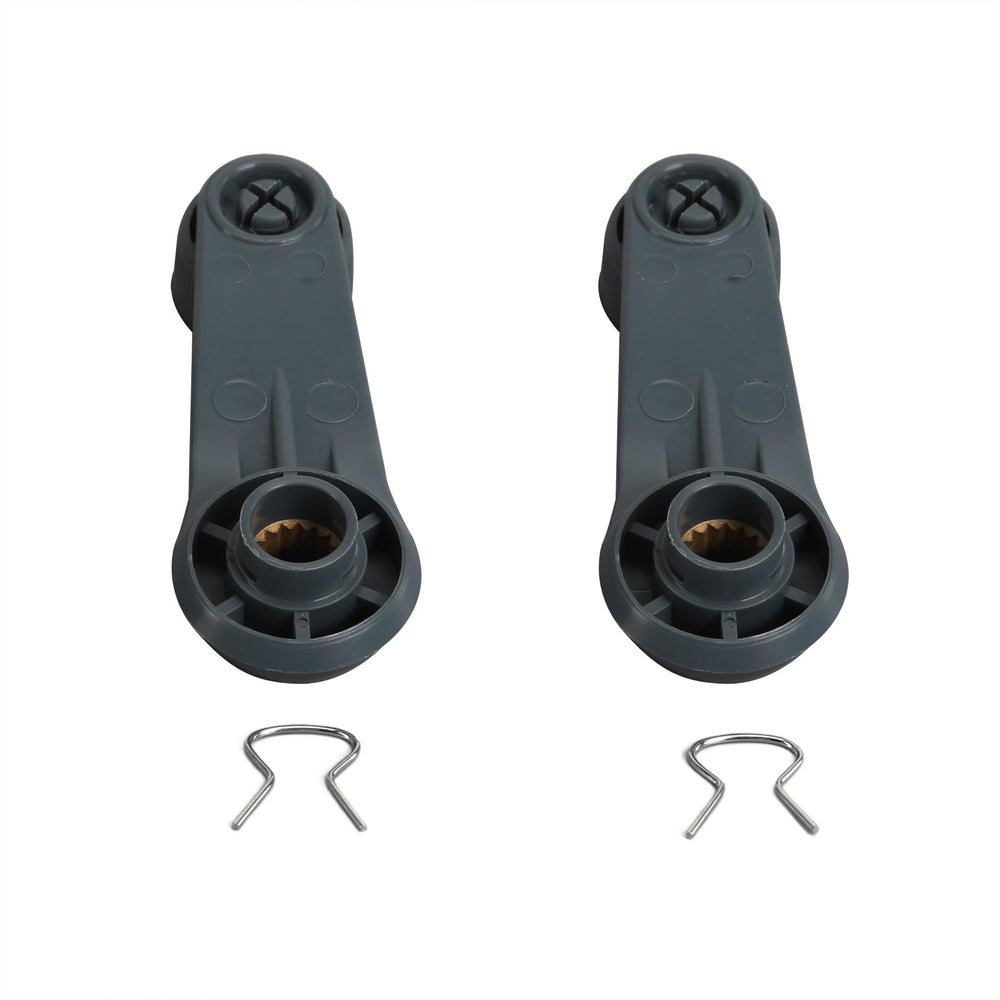 Whkdscvmu grey window crank handle side view highlighting precise fit for multiple Toyota models