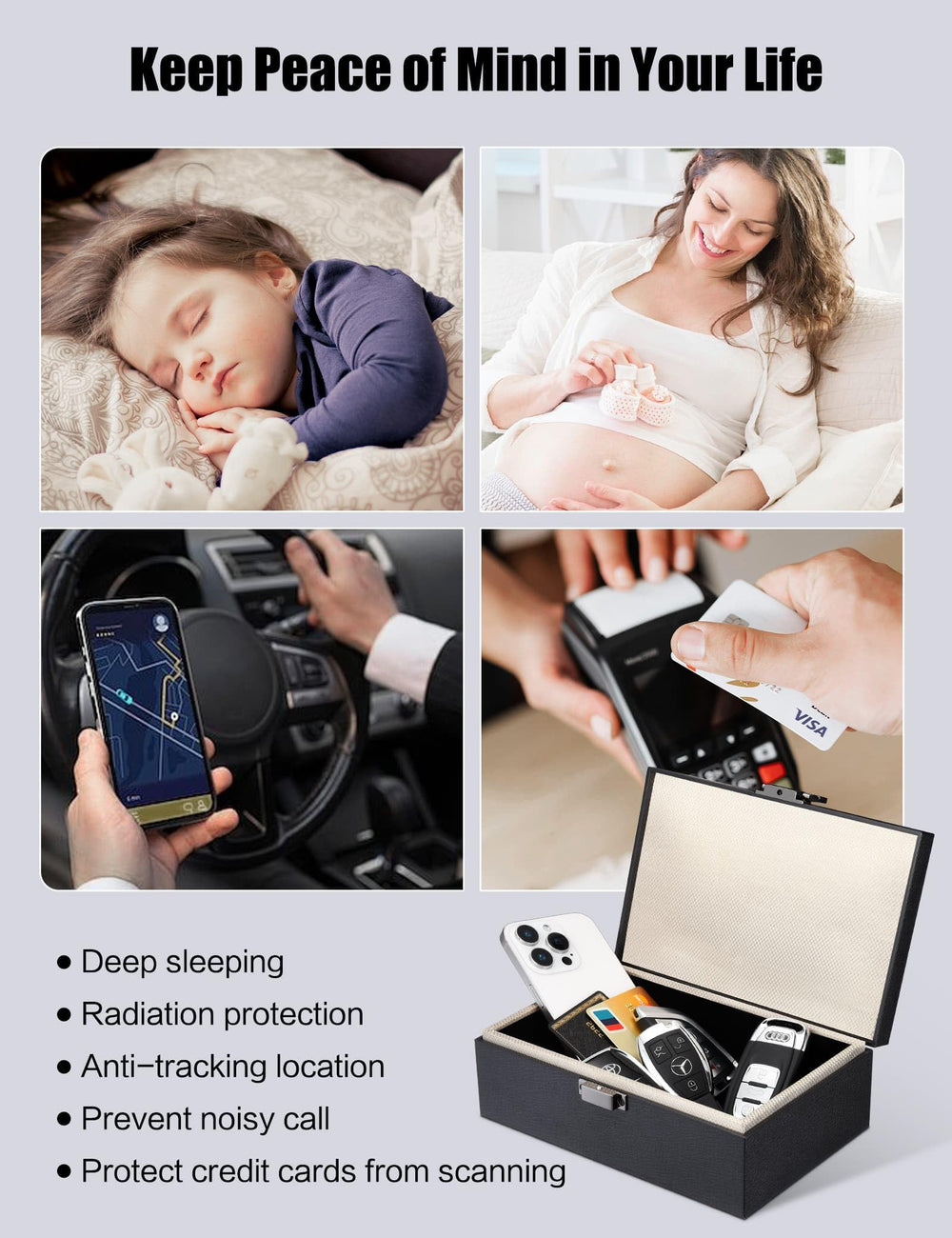 WHonor Faraday Box durable ABS shell close-up