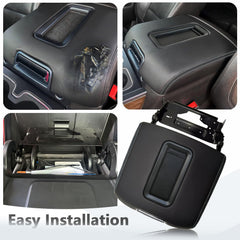 WHYQL armrest lid with leather and white stitching adds durable, factory-like interior appeal.