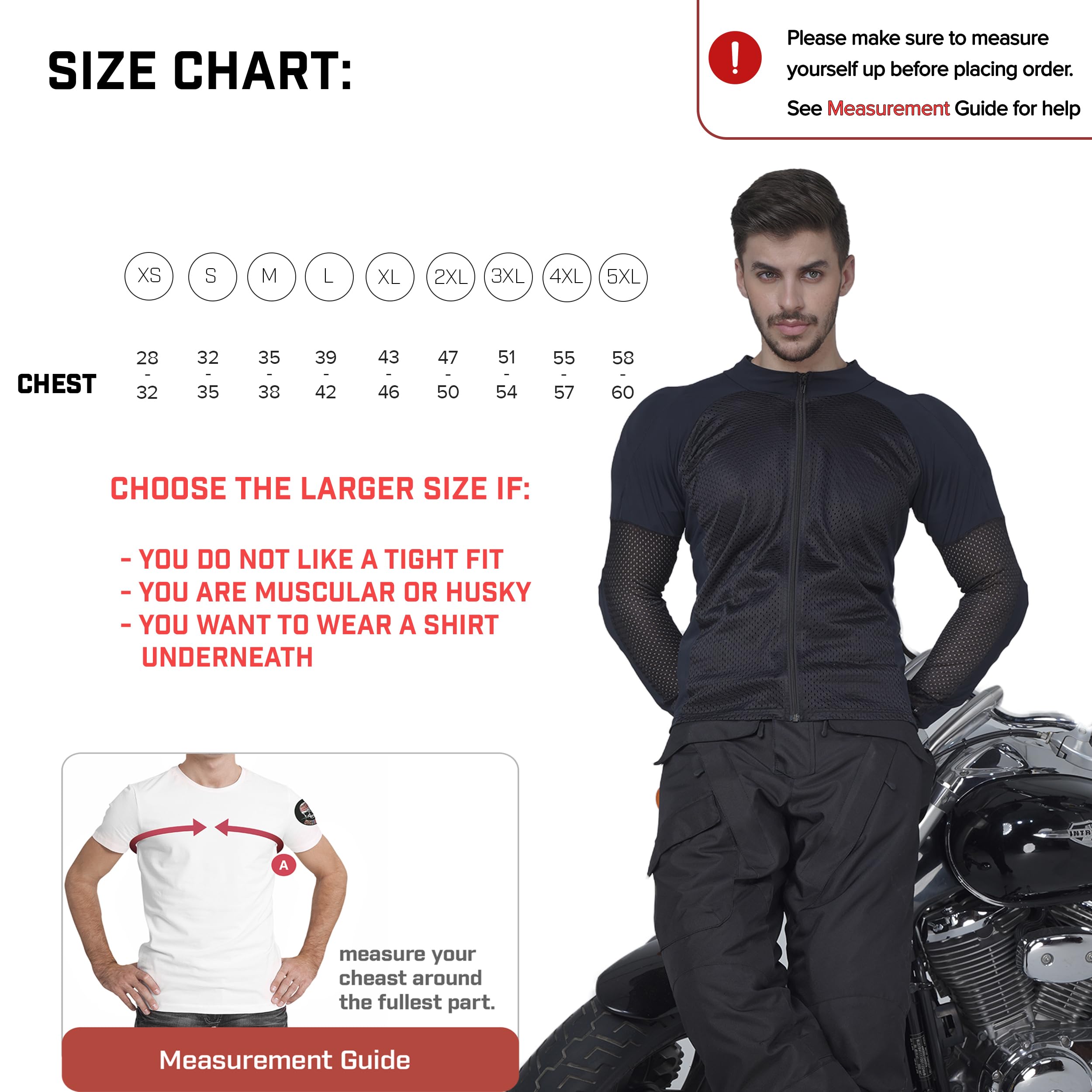 WICKED STOCK mesh armored shirt, action view, maximum airflow during rides.