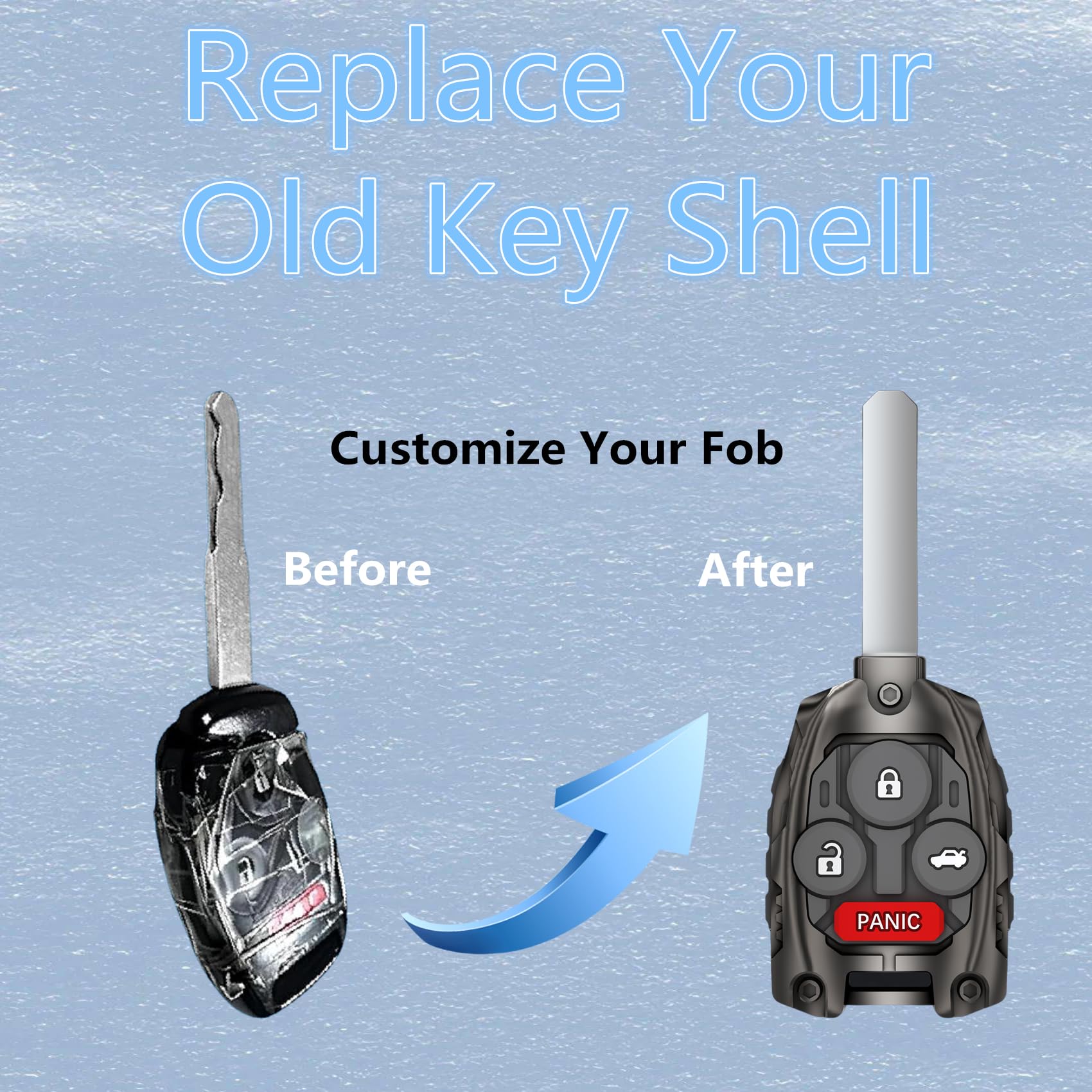 WiCuaSix CR‑V fob shell highlighting durable daily-use shielding.
