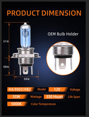 Simple installation guide for Wideep H4/9003/HB2 bulbs