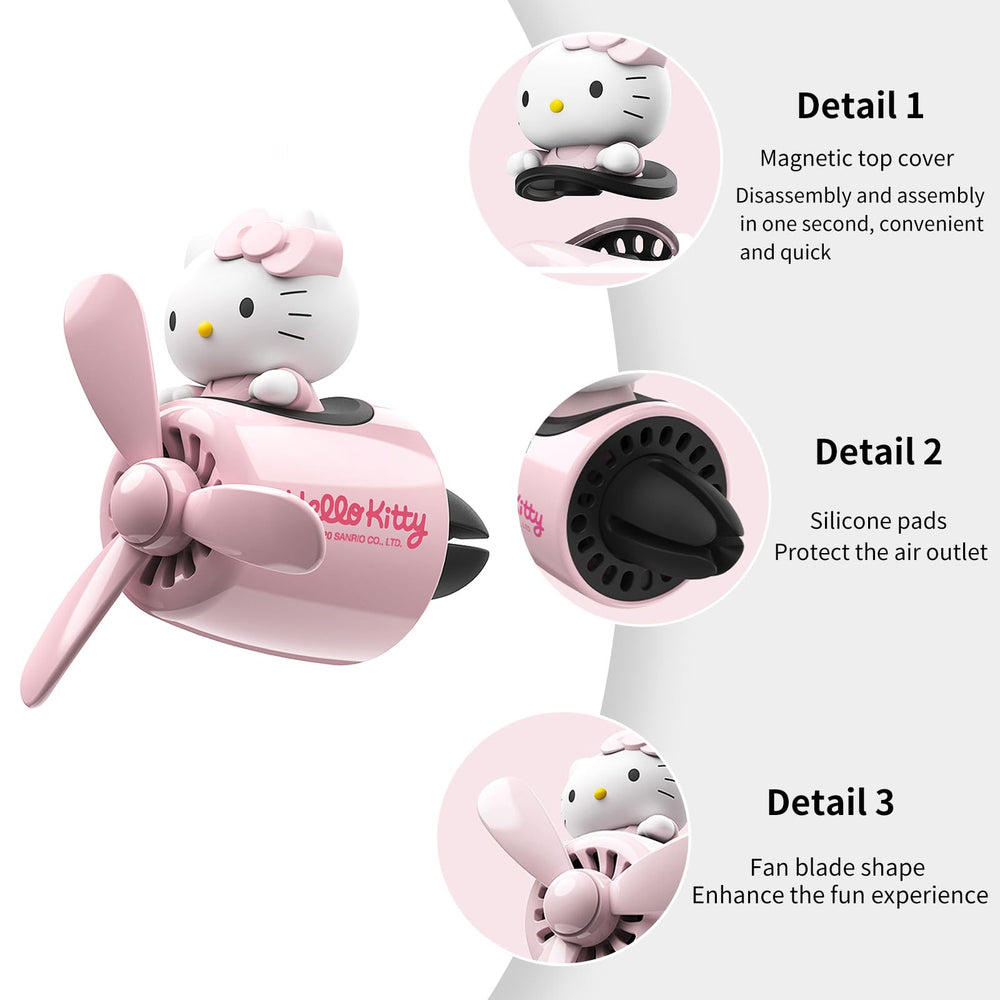 WIEEZN cartoon pilot shape brings playful character to your car interior.