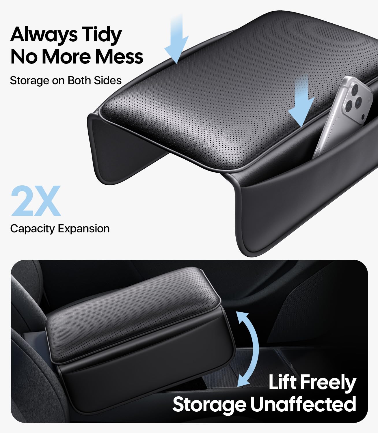 Wigoo memory foam padding cushions the arm for long drives
