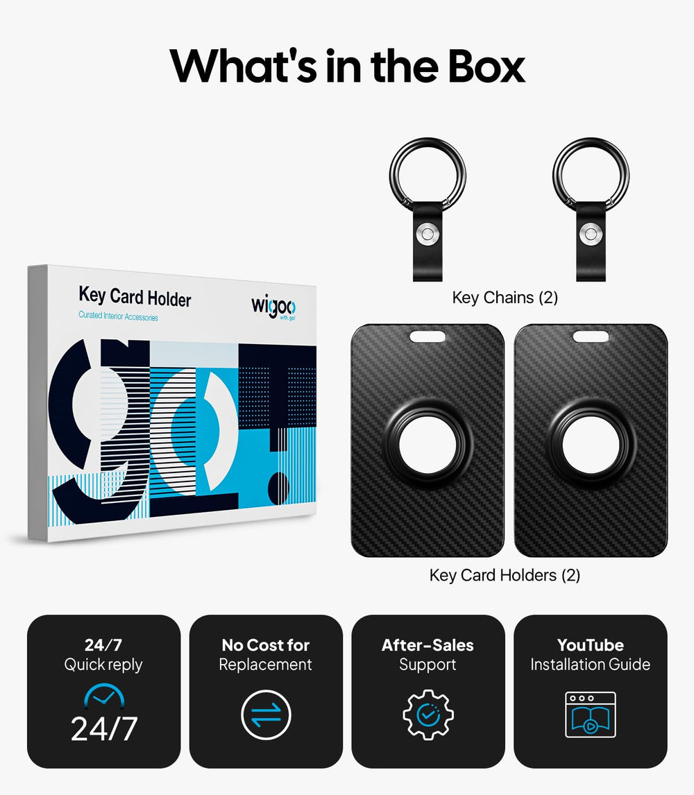 Wigoo travel-ready design keeps your key set organized on the go