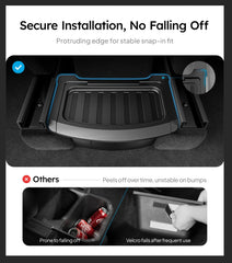 Wigoo soft-touch surface reduces noise and protects items.