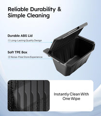 Wigoo seamless design maximizes legroom while keeping items neatly stored.