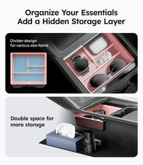 Wigoo silicone-lined center console pink cushions items and reduces noise