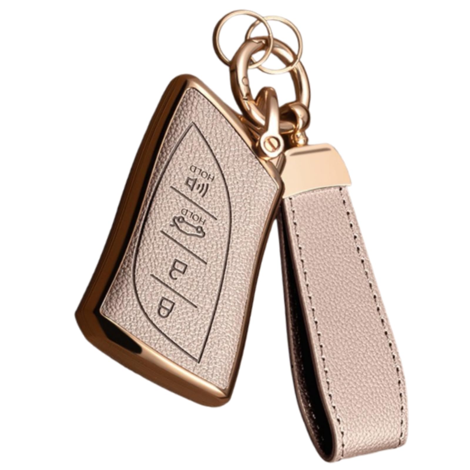 WiiLemz Lexus key fob cover in rose gold protects daily use.