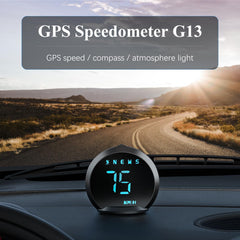 wiiyii G13 2.5-inch screen in car provides quick speed readings