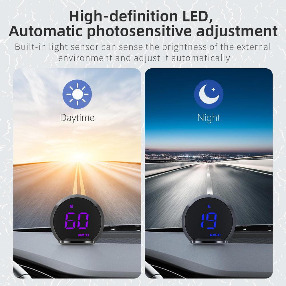wiiyii G13 included non-slip mat keeps the unit steady on the dash