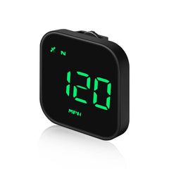 wiiyii G4S HUD front view with clear digital speed display for safer highway driving.