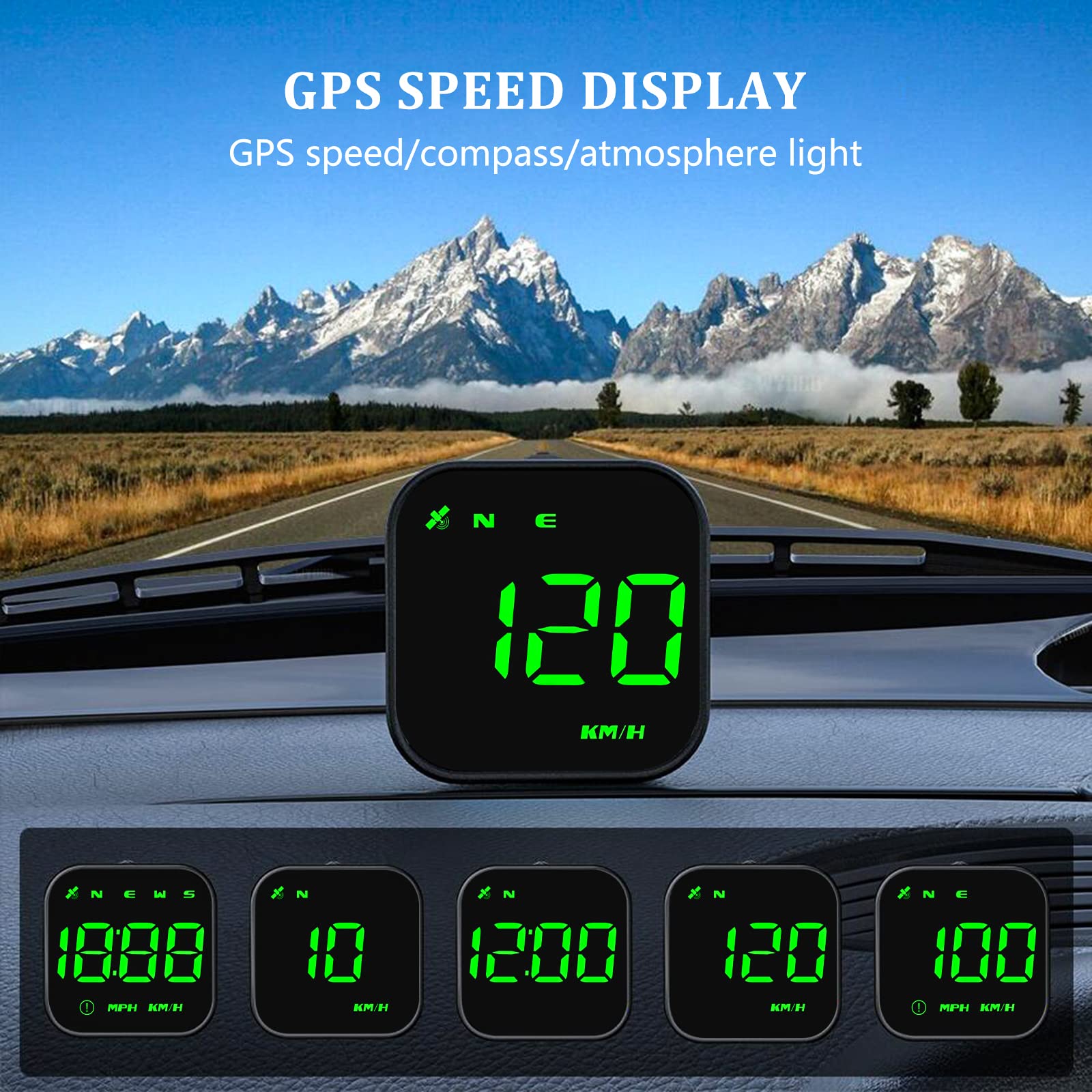 wiiyii G4S speed readout shows MPH and KPH in a bright, easy-to-read format.