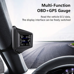 wiiyii P8 HUD on dashboard for easy speed reading at a glance