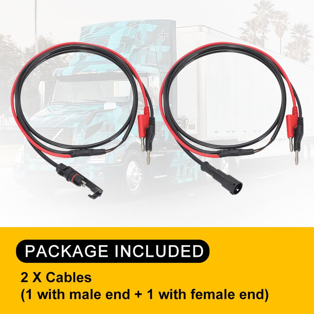 WIKIBB ABS diagnostic cable in use on a truck simplifies roadside diagnostics.