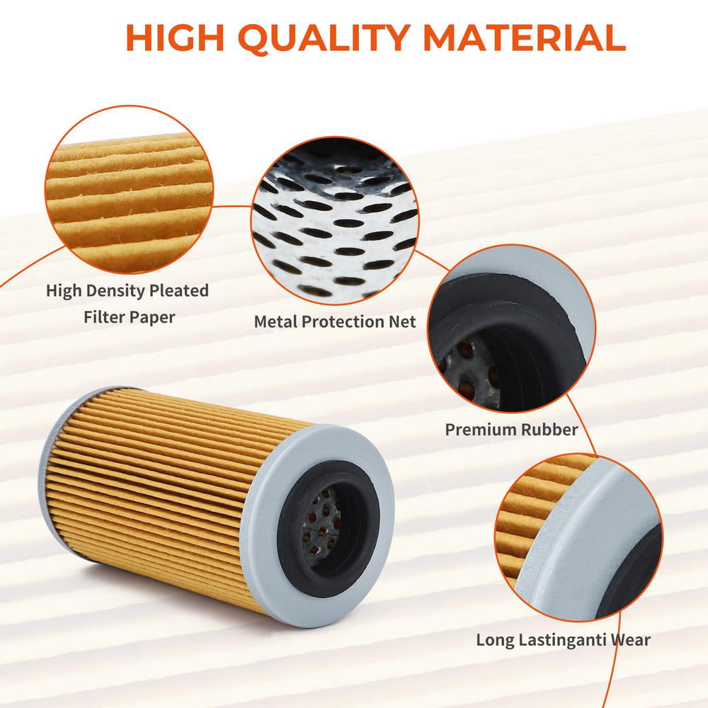 WIKIBB oil filter seal kit with seven parts ensures reliable sealing and leak prevention