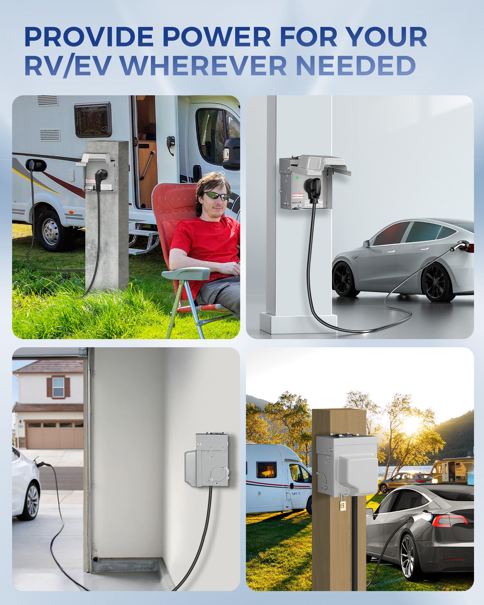 WILAWELS ETL-listed RV power box for safety assurance