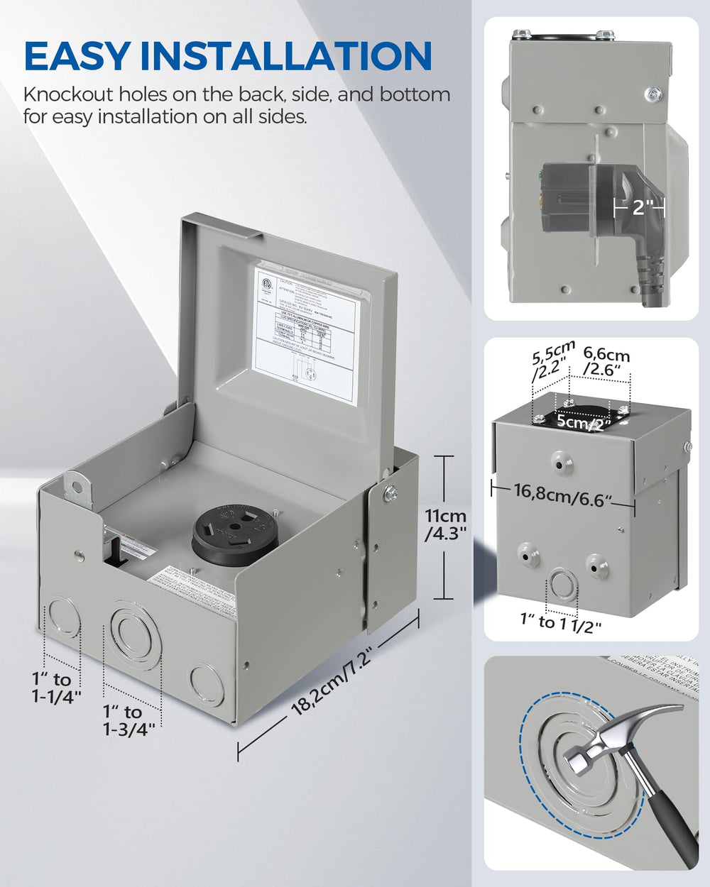 Campsite-ready TT-30R unit installed at a site