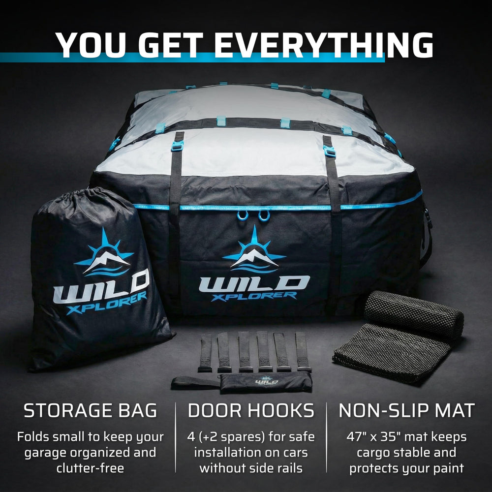 Wild Xplorer heavy-duty Duraflex buckles stay secure on highways