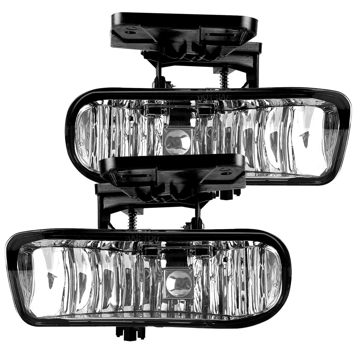 WILD BEAR fog lights for GMC Sierra front bumper enhance foggy visibility