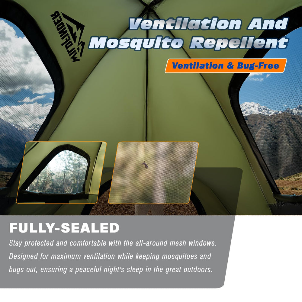 WildFinder truck bed tent color-coded poles simplify quick setup