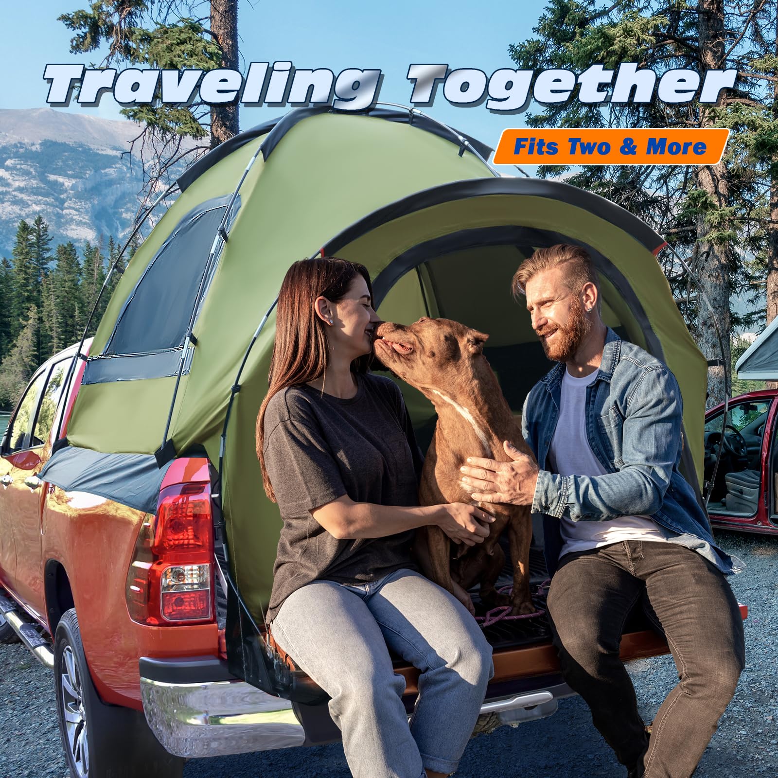 WildFinder truck bed tent ventilated windows provide fresh air and views