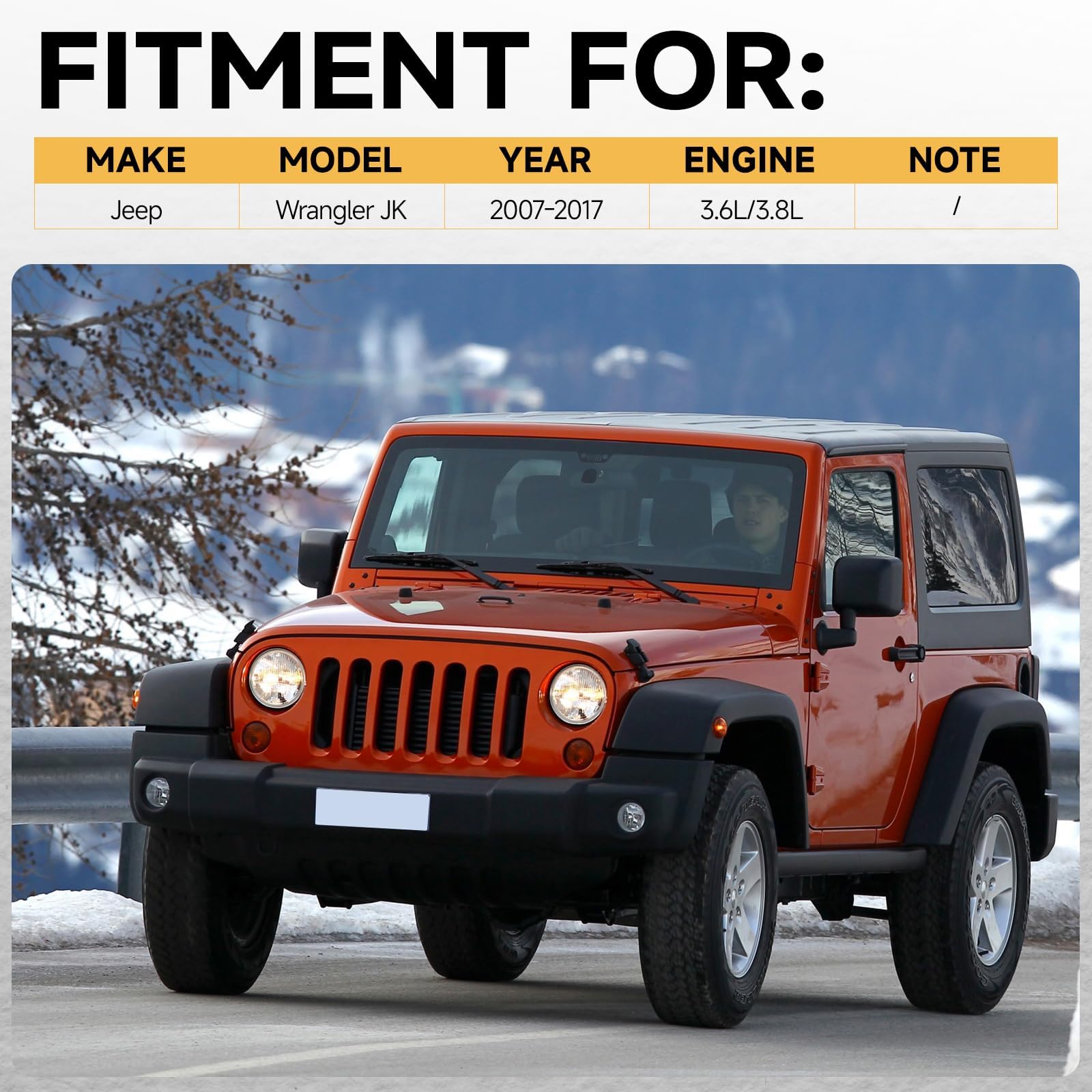 WildGear drive shaft connection point showing secure mounting for Jeep Wrangler JK