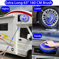 WillingHeart adjustable length enables easy washing from 18 to 63 inches.