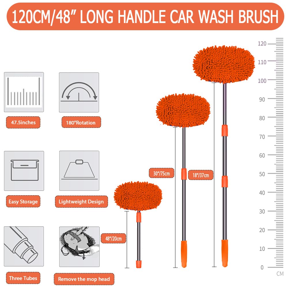 WillingHeart stainless steel extendable pole for durability and reach