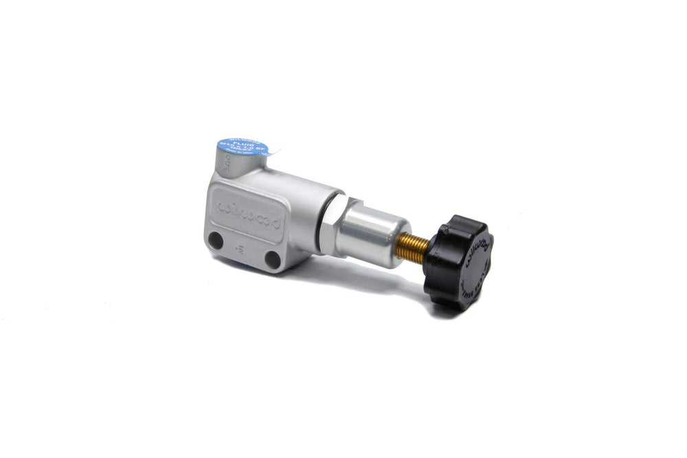 Wilwood knob-style proportioning valve for precise pressure adjustment in braking systems