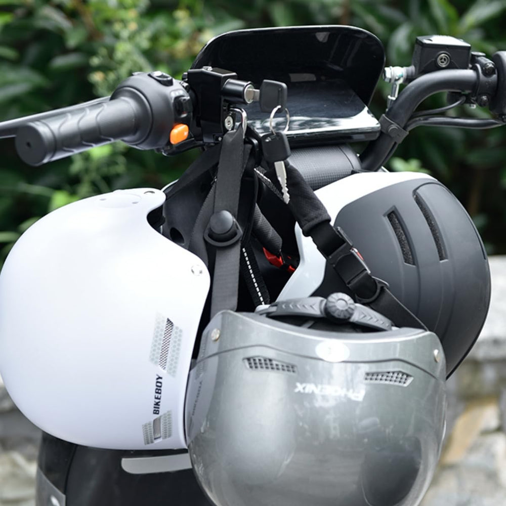 Anti-tamper design helps keep the helmet secure from prying attempts.
