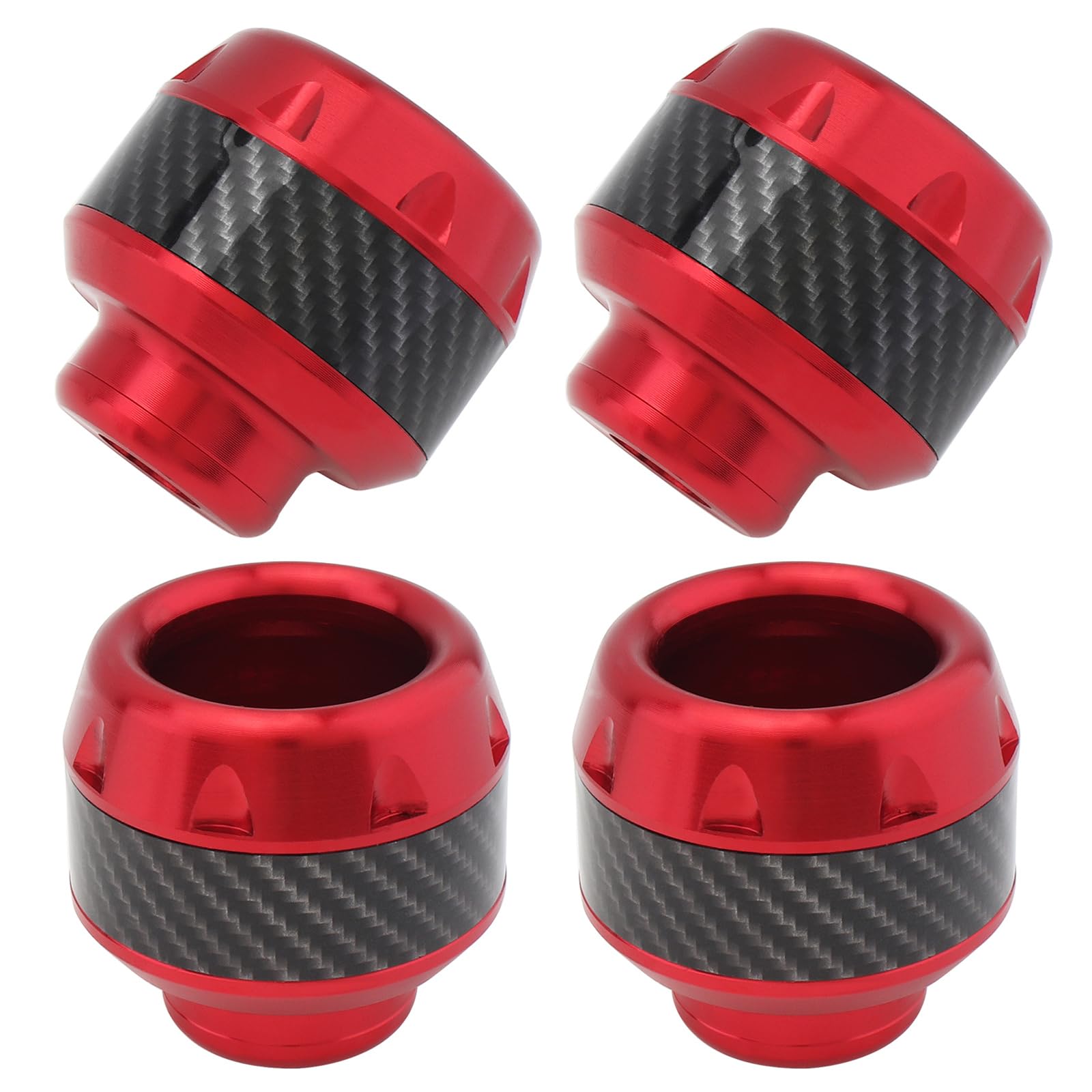 Windance safety gear red, universal fit for motorcycles, scooters, and mopeds